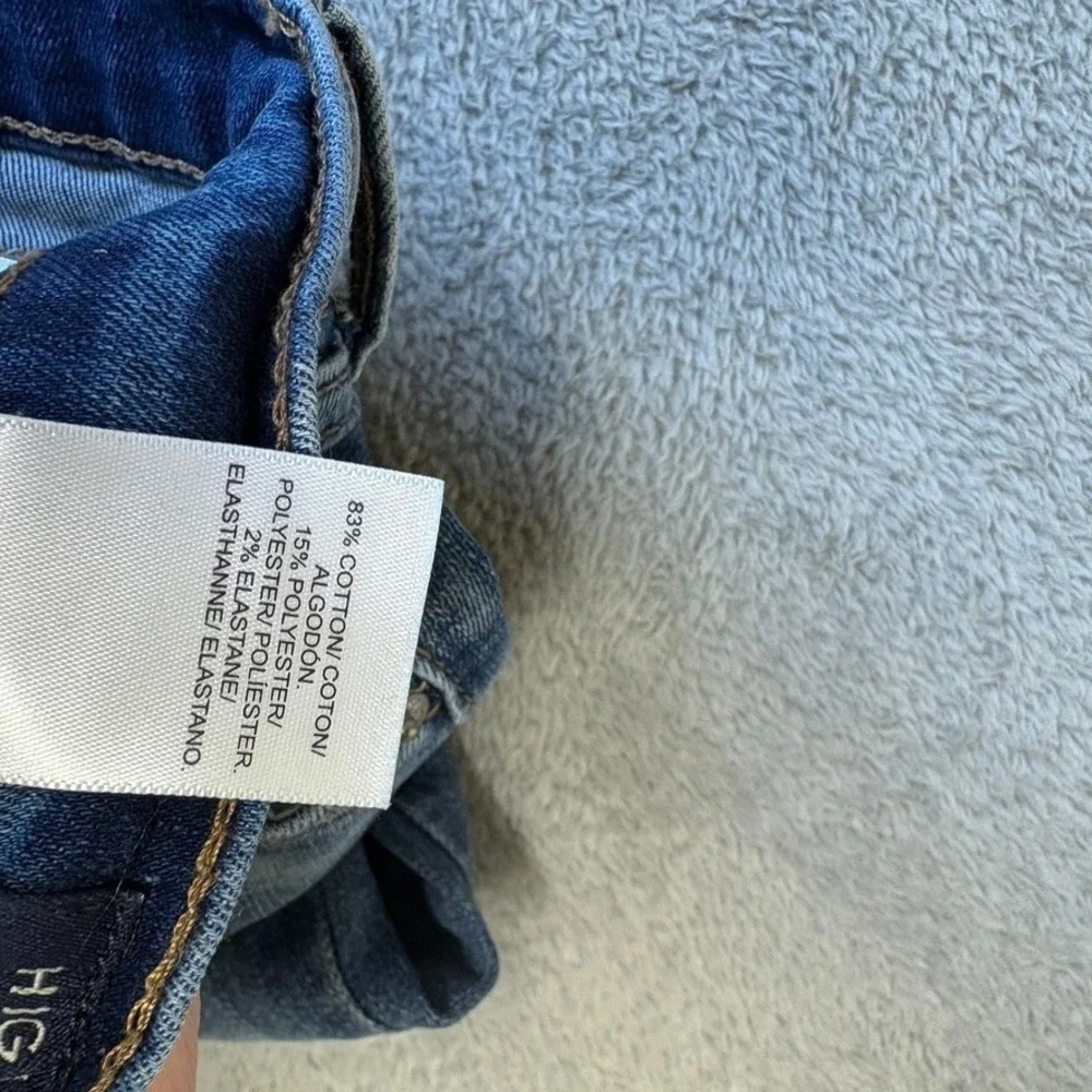 Lucky Brand Jeans Womens 10 Blue Ankle High Rise Skinny Bridgette Exposed Button - Picture 11 of 13
